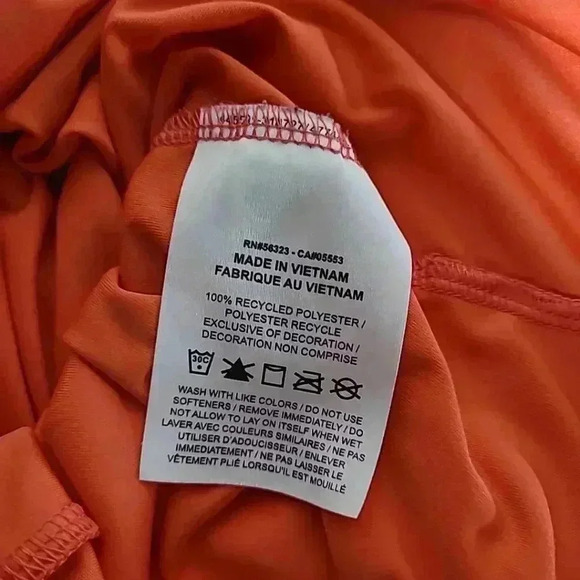 Nike Dri-Fit Tank Top Shirt Womens Orange Coral Sleeveless Size Small - Picture 4 of 5